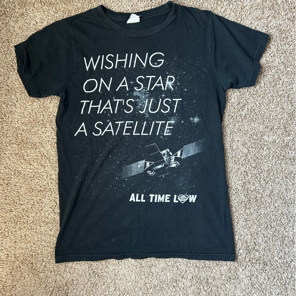 M Black All Time Low Band Tee Size S |A24